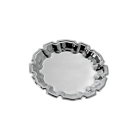 NEW CREATIVE GIFTS INTERNATIONAL chippendale style tray in silver - Picture 2 of 2